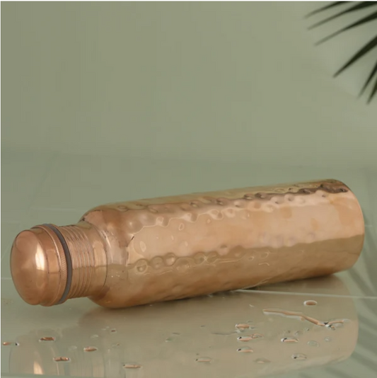 Hammered Copper Water Bottle